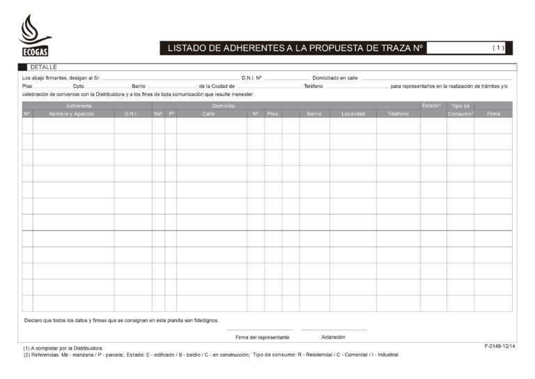 F-0149- Listado de Adherentes